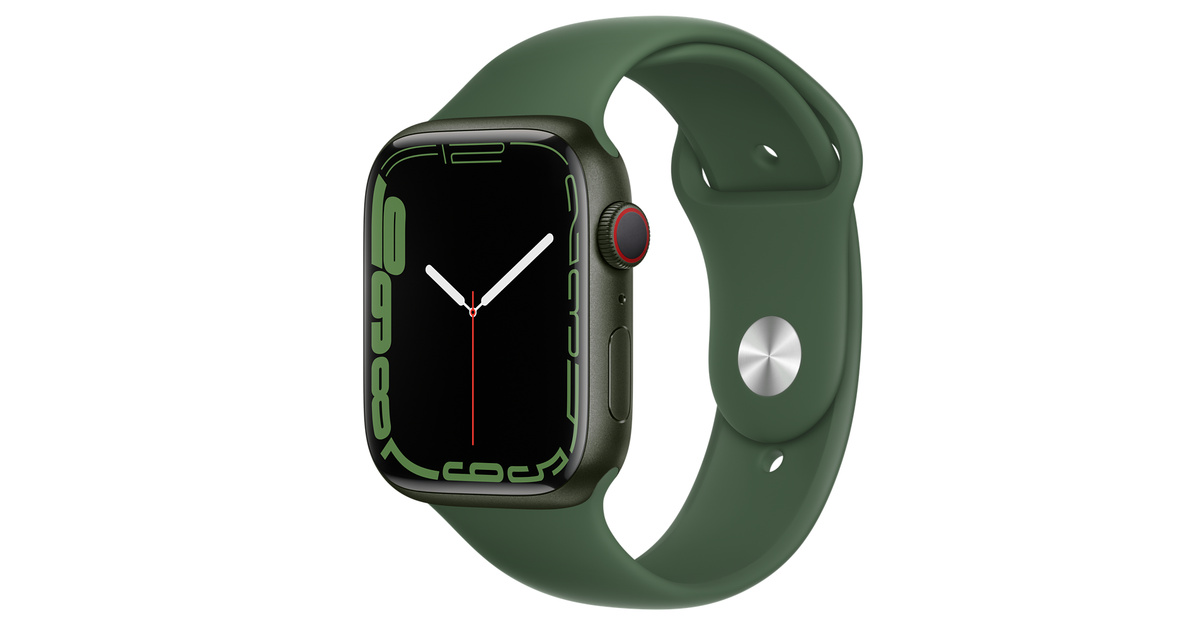 ساعت هوشمند اپل واچ سری 7 مدل 41mm Aluminum سبز